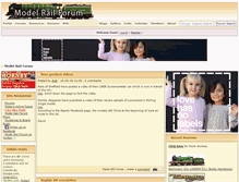 Tablet Screenshot of modelrailforum.com